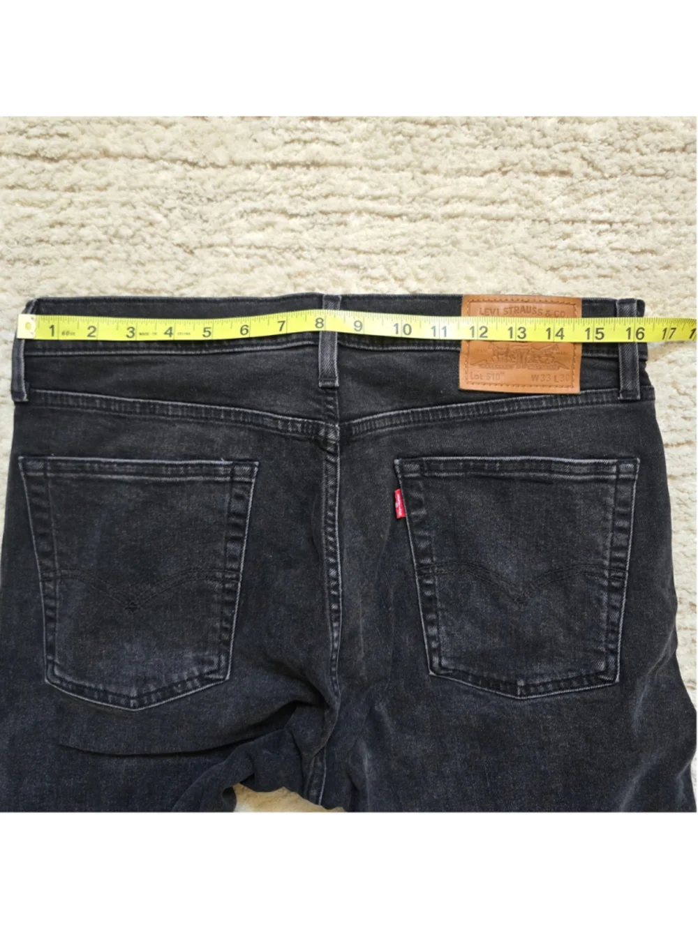 Men's Levi's Skinny Jeans Waist 33 Black